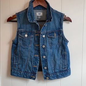 Old Navy Jean Denim Vest XL